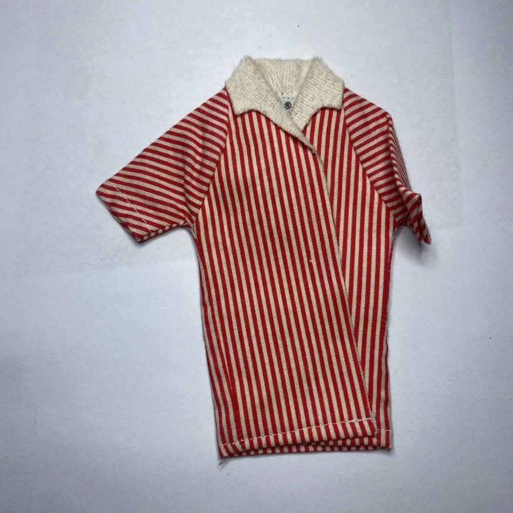 Vintage Barbie KEN #750 1960s Red Striped‎ Shirt